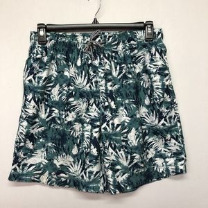 Speedo Men Swim Trunks Shorts Size Large Floral Lined with Polyester M111 -9